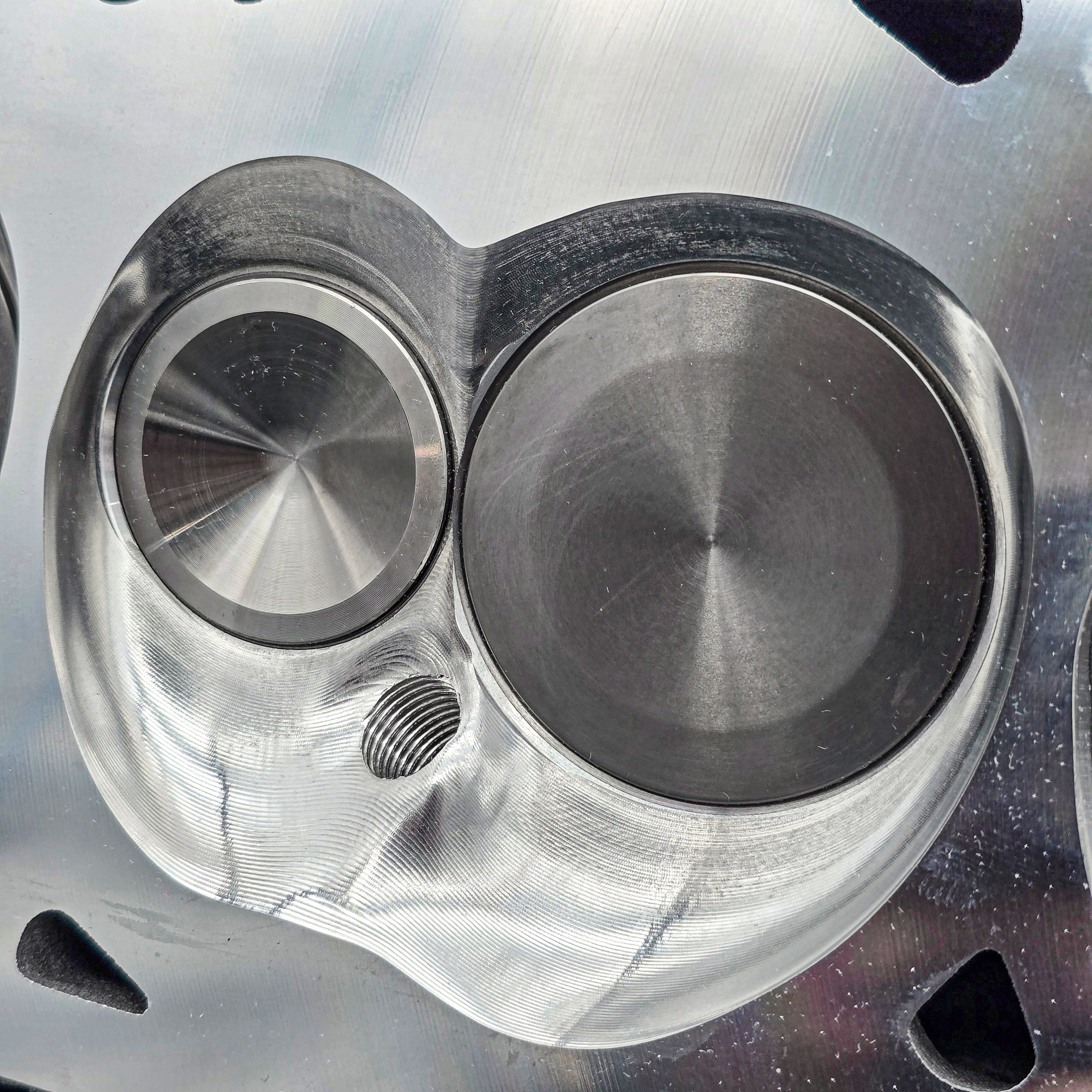 Mangum Racing Brodix 283cc LS7 big valve CNC ported cylinder head, view 3
