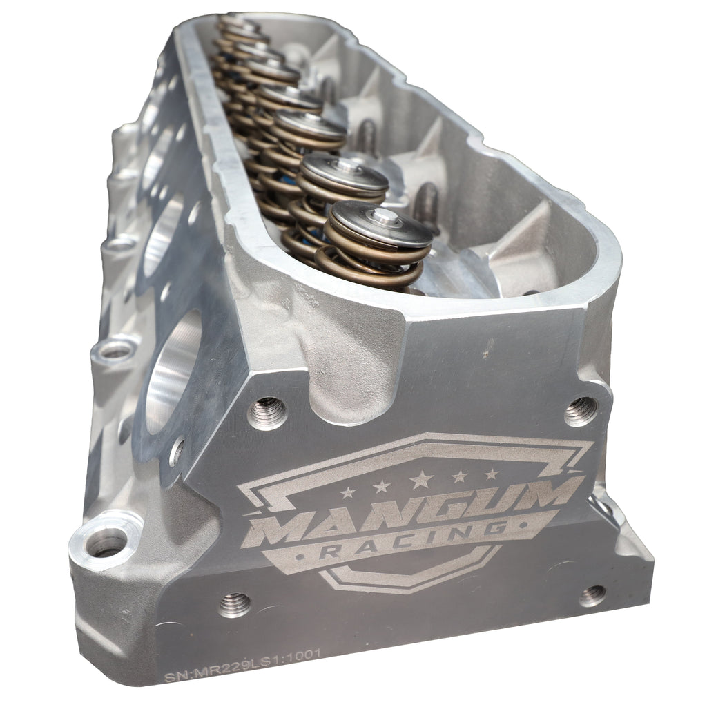 Mangum Racing 229cc LS1 Cylinder Heads (4.8L/5.3L/5.7L/6.0L) 4 Bolt Casting