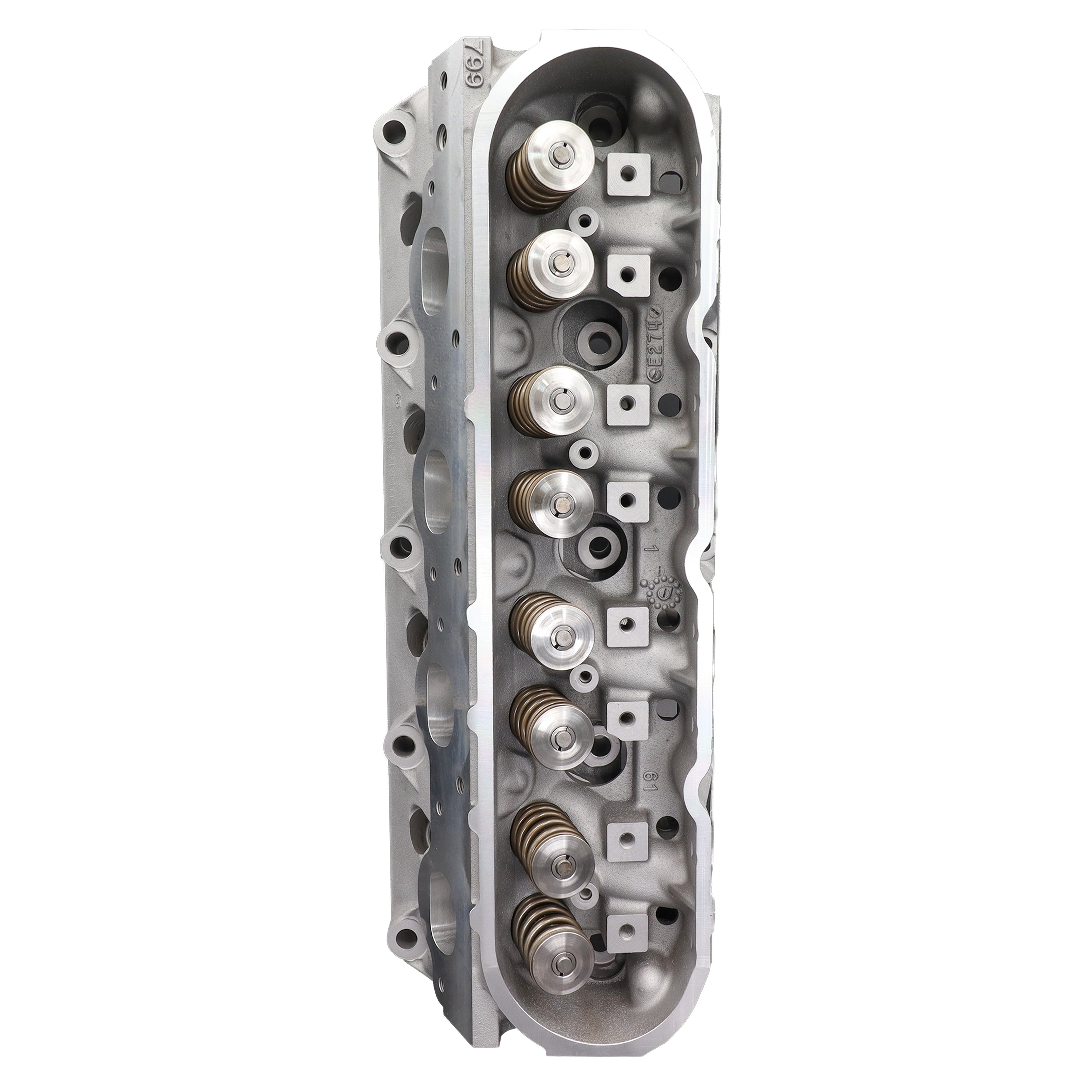 Mangum Racing Stage 1 ported 243/799 LS6 cathedral port cylinder head, view 3