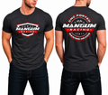 Mangum Racing gray t-shirt with logo